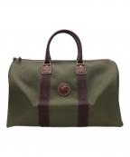 HUNTING WORLDハンティングワールド）の古着「HUNTING WORLD　サファリトゥデイ　ボストンバッグ」｜グリーン×ブラウン