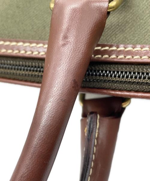 HUNTING WORLD（ハンティングワールド）HUNTING WORLD (ハンティングワールド) HUNTING WORLD　サファリトゥデイ　ボストンバッグ グリーン×ブラウンの古着・服飾アイテム