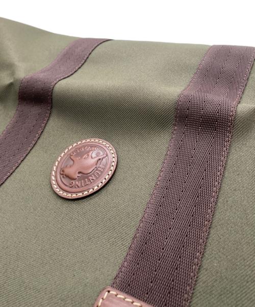 HUNTING WORLD（ハンティングワールド）HUNTING WORLD (ハンティングワールド) HUNTING WORLD　サファリトゥデイ　ボストンバッグ グリーン×ブラウンの古着・服飾アイテム