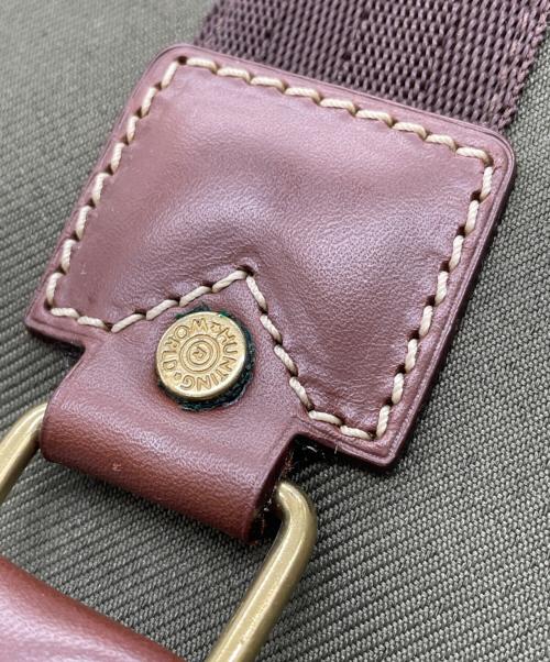 HUNTING WORLD（ハンティングワールド）HUNTING WORLD (ハンティングワールド) HUNTING WORLD　サファリトゥデイ　ボストンバッグ グリーン×ブラウンの古着・服飾アイテム