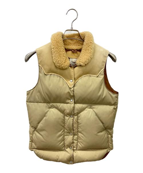RockyMountainFeatherBed（ロッキーマウンテンフェザーベッド）RockyMountainFeatherBed (ロッキーマウンテンフェザーベッド) ダウンベスト ベージュ サイズ:7/8の古着・服飾アイテム