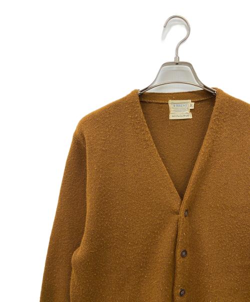 BRENTS（ブレント）BRENTS (ブレント) 厚手カーディガン ブラウン サイズ:Mの古着・服飾アイテム