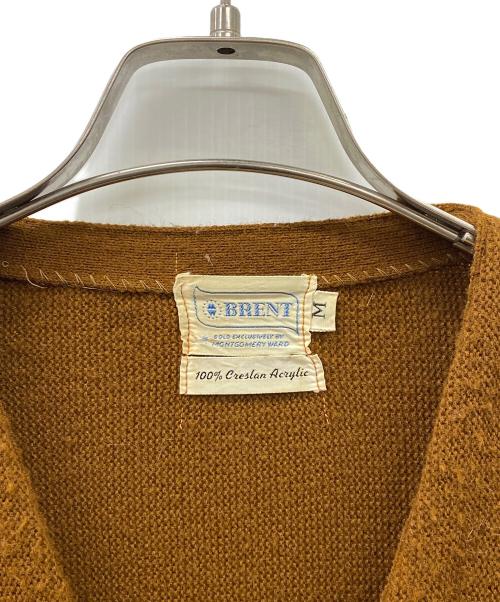 BRENTS（ブレント）BRENTS (ブレント) 厚手カーディガン ブラウン サイズ:Mの古着・服飾アイテム