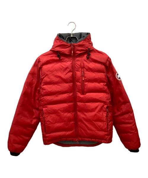CANADA GOOSE（カナダグース）CANADA GOOSE (カナダグース) CANADA GOOSE　	LODGE HOODY　ダウンジャケット レッド サイズ:Mの古着・服飾アイテム