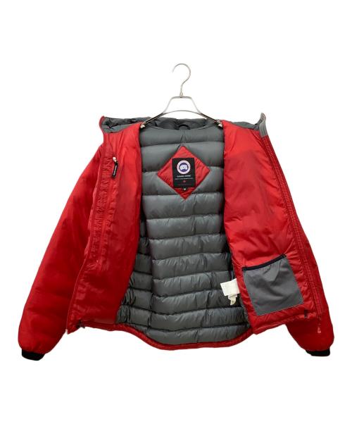 CANADA GOOSE（カナダグース）CANADA GOOSE (カナダグース) CANADA GOOSE　	LODGE HOODY　ダウンジャケット レッド サイズ:Mの古着・服飾アイテム