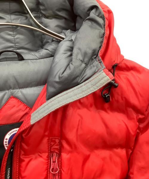 CANADA GOOSE（カナダグース）CANADA GOOSE (カナダグース) CANADA GOOSE　	LODGE HOODY　ダウンジャケット レッド サイズ:Mの古着・服飾アイテム