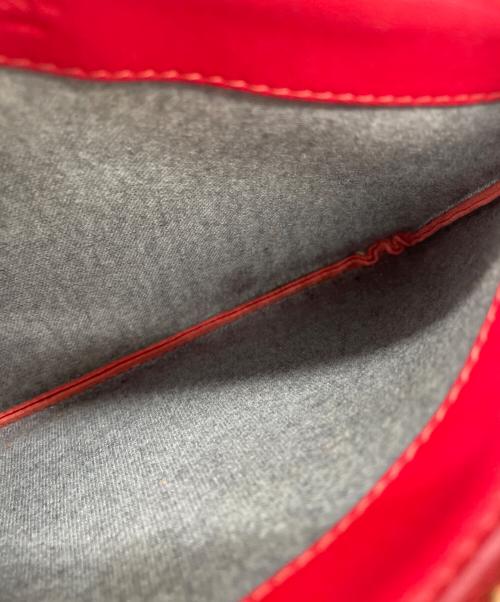 CELINE（セリーヌ）CELINE (セリーヌ) CELINE　トリオスモール　ショルダーバッグ レッドの古着・服飾アイテム