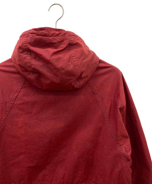 RRL（ダブルアールエル）RRL (ダブルアールエル) オイルドクロスフーデットジャケット レッド×グリーン サイズ:XSの古着・服飾アイテム