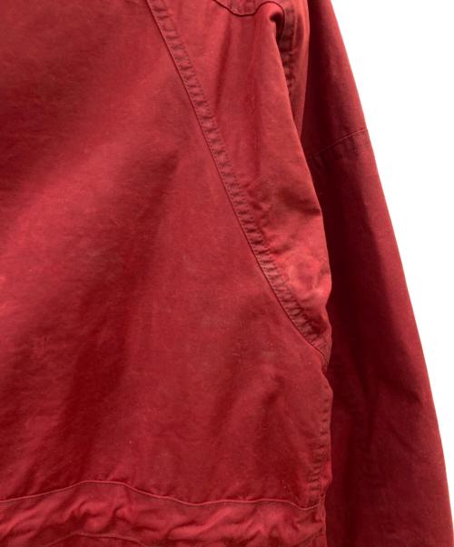 RRL（ダブルアールエル）RRL (ダブルアールエル) オイルドクロスフーデットジャケット レッド×グリーン サイズ:XSの古着・服飾アイテム