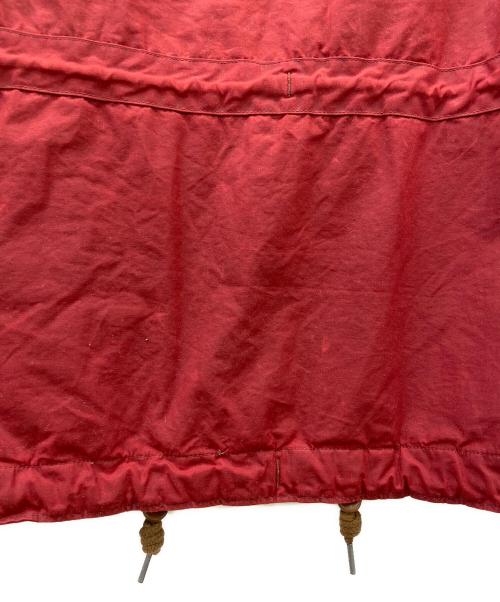 RRL（ダブルアールエル）RRL (ダブルアールエル) オイルドクロスフーデットジャケット レッド×グリーン サイズ:XSの古着・服飾アイテム