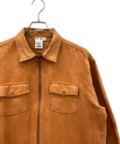 X-GIRL（エックスガール）X-girl (エックスガール) X-girl　ジップアップブルゾン オレンジ サイズ:Mの古着・服飾アイテム