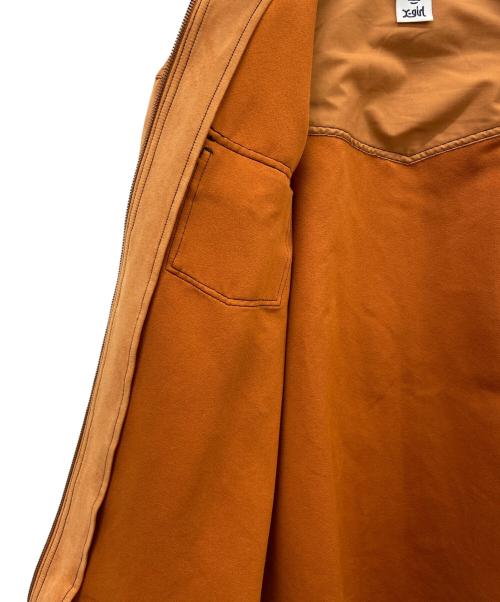 X-GIRL（エックスガール）X-girl (エックスガール) X-girl　ジップアップブルゾン オレンジ サイズ:Mの古着・服飾アイテム