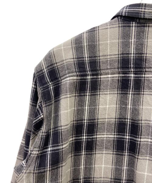 X-LARGE（エクストララージ）X-LARGE (エクストララージ) X-LARGE　シャツジャケット グレー×ブルー サイズ:Lの古着・服飾アイテム