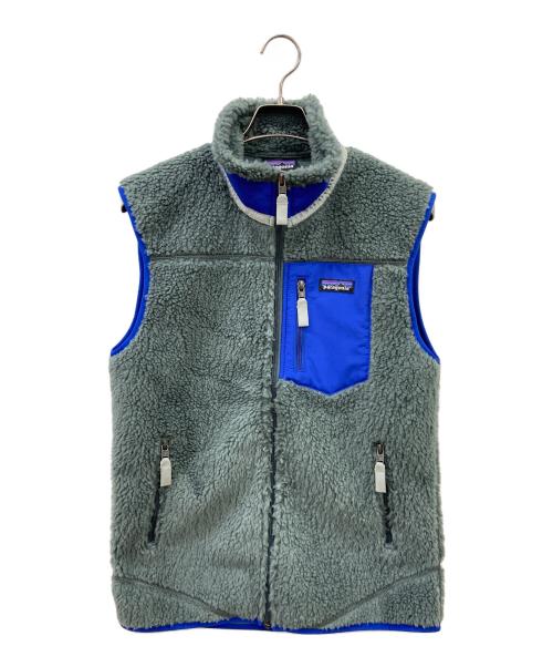 Patagonia（パタゴニア）Patagonia (パタゴニア) Classic Retro X Vest グレー×ブルー サイズ:Sの古着・服飾アイテム