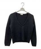 Saint Laurent Parisサンローランパリ）の古着「カシミヤニット」｜ブラック