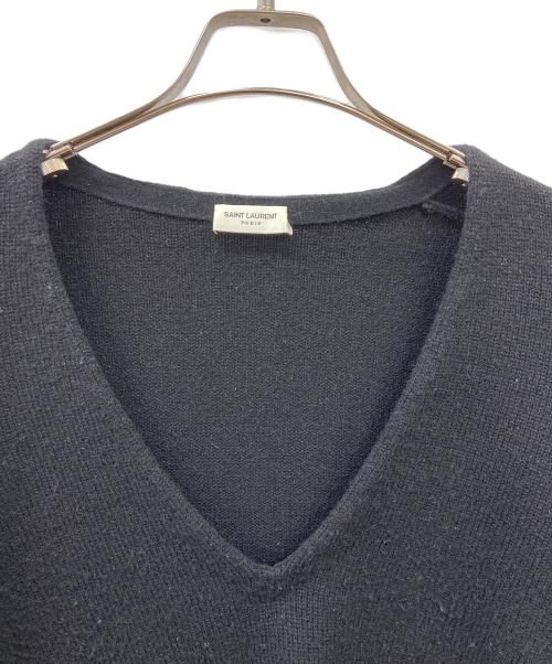 Saint Laurent Paris（サンローランパリ）Saint Laurent Paris (サンローランパリ) カシミヤニット ブラック サイズ:Lの古着・服飾アイテム