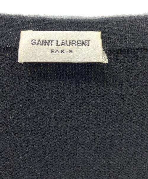 Saint Laurent Paris（サンローランパリ）Saint Laurent Paris (サンローランパリ) カシミヤニット ブラック サイズ:Lの古着・服飾アイテム