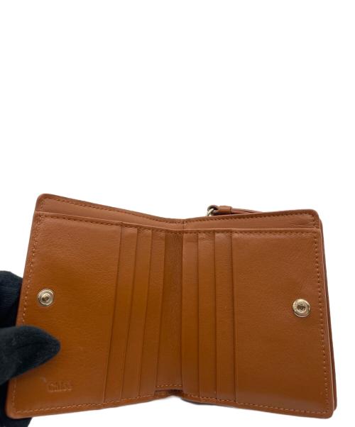 Chloe（クロエ）Chloe (クロエ) Chloe　sense　コンパクトウォレット ブラウンの古着・服飾アイテム
