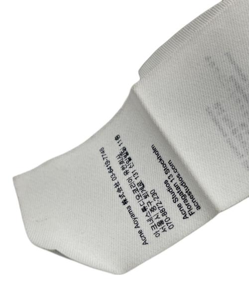 Acne studios（アクネ ストゥディオス）Acne studios (アクネ ストゥディオス) ACNE STUDIOS　モヘアチェックスカーフ グリーン×ホワイトの古着・服飾アイテム