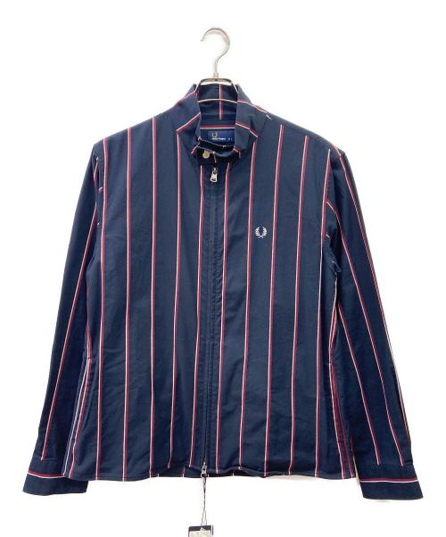 FRED PERRY（フレッドペリー）FRED PERRY (フレッドペリー) ハリントンジャケット ネイビー×レッド サイズ:L 未使用品の古着・服飾アイテム