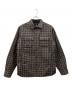 stussy（ステューシー）の古着「中綿シャツジャケット」｜ブラウン×ブラック