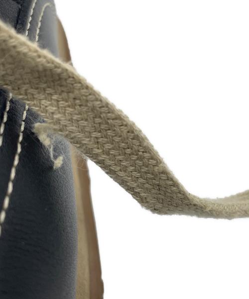 HERMES（エルメス）HERMES (エルメス) HERMES 　Hロゴレザースニーカー ブラック×ブラウン サイズ:37の古着・服飾アイテム