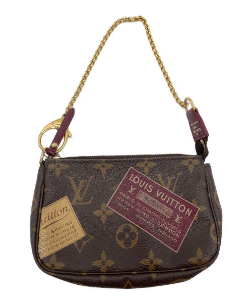 LOUIS VUITTON（ルイ ヴィトン）LOUIS VUITTON (ルイ ヴィトン) ミニ・ポシェット・アクセソワール ブラウンの古着・服飾アイテム