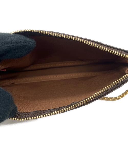 LOUIS VUITTON（ルイ ヴィトン）LOUIS VUITTON (ルイ ヴィトン) ミニ・ポシェット・アクセソワール ブラウンの古着・服飾アイテム