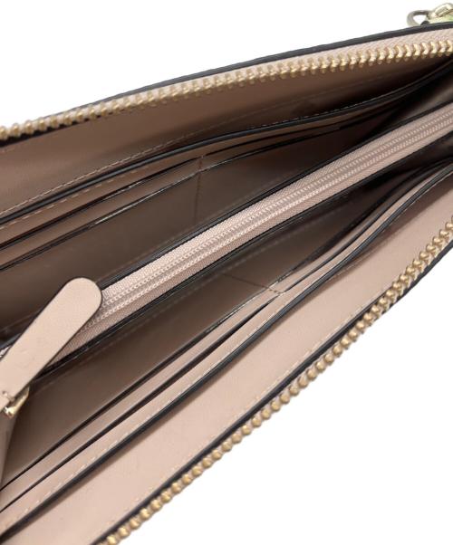 Kate Spade（ケイトスペード）Kate Spade (ケイトスペード) ショルダーウォレット ベージュ×ホワイトの古着・服飾アイテム