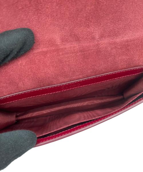 FURLA（フルラ）FURLA (フルラ) ショルダーウォレットバッグ レッドの古着・服飾アイテム