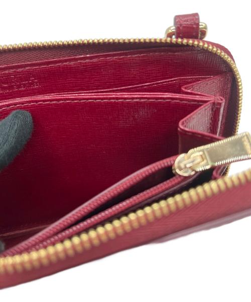 FURLA（フルラ）FURLA (フルラ) ショルダーウォレットバッグ レッドの古着・服飾アイテム