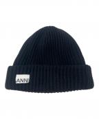 GANNIガニー）の古着「ニット帽」｜ブラック