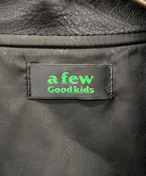 A FEW GOOD KIDS（アフューグッドキッズ）A FEW GOOD KIDS (アフューグッドキッズ) スタジャン ブラック×イエロー サイズ:Sの古着・服飾アイテム
