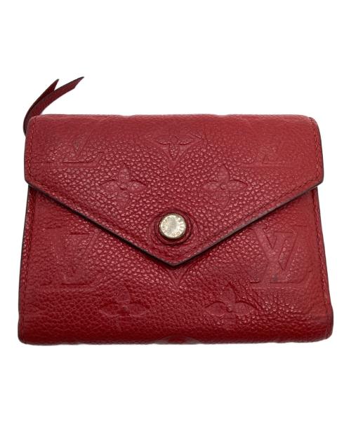 LOUIS VUITTON（ルイ ヴィトン）LOUIS VUITTON (ルイ ヴィトン) 3つ折り財布 レッドの古着・服飾アイテム