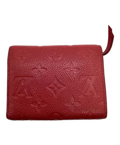 LOUIS VUITTON（ルイ ヴィトン）LOUIS VUITTON (ルイ ヴィトン) 3つ折り財布 レッドの古着・服飾アイテム