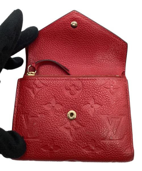 LOUIS VUITTON（ルイ ヴィトン）LOUIS VUITTON (ルイ ヴィトン) 3つ折り財布 レッドの古着・服飾アイテム