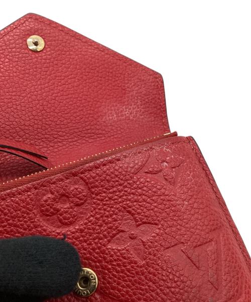 LOUIS VUITTON（ルイ ヴィトン）LOUIS VUITTON (ルイ ヴィトン) 3つ折り財布 レッドの古着・服飾アイテム
