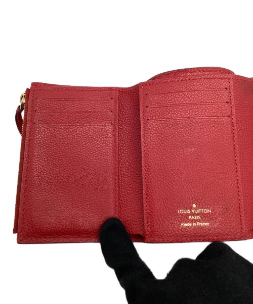LOUIS VUITTON（ルイ ヴィトン）LOUIS VUITTON (ルイ ヴィトン) 3つ折り財布 レッドの古着・服飾アイテム