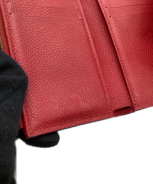 LOUIS VUITTON（ルイ ヴィトン）LOUIS VUITTON (ルイ ヴィトン) 3つ折り財布 レッドの古着・服飾アイテム