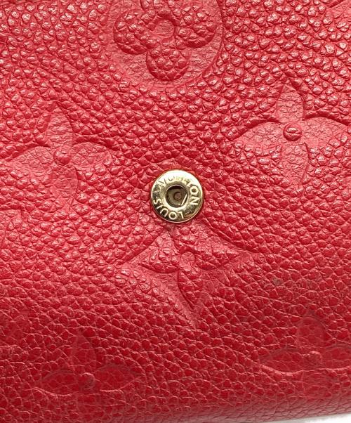 LOUIS VUITTON（ルイ ヴィトン）LOUIS VUITTON (ルイ ヴィトン) 3つ折り財布 レッドの古着・服飾アイテム