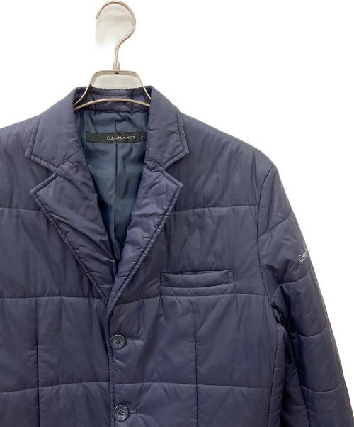 Calvin Klein（カルバンクライン）Calvin Klein (カルバンクライン) 中綿ジャケット ネイビー サイズ:Lの古着・服飾アイテム