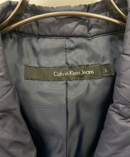 Calvin Klein（カルバンクライン）Calvin Klein (カルバンクライン) 中綿ジャケット ネイビー サイズ:Lの古着・服飾アイテム