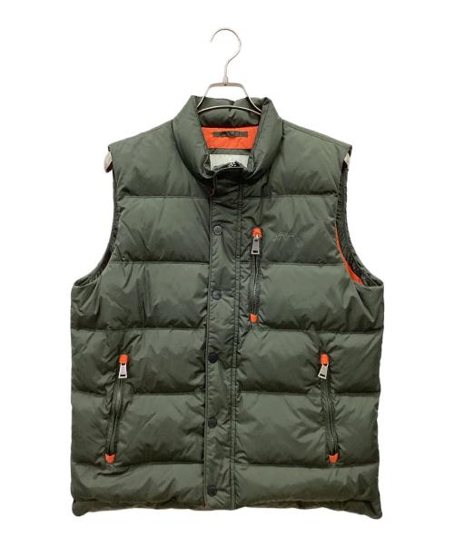 orvis（オービス）ORVIS (オービス) ダウンベスト グリーン サイズ:Mの古着・服飾アイテム