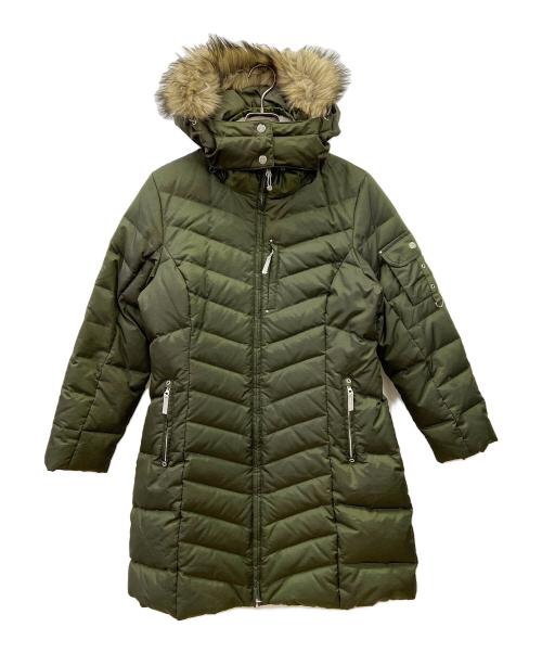 Eddie Bauer（エディーバウアー）Eddie Bauer (エディーバウアー) ダウンコート オリーブ サイズ:Lの古着・服飾アイテム
