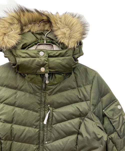 Eddie Bauer（エディーバウアー）Eddie Bauer (エディーバウアー) ダウンコート オリーブ サイズ:Lの古着・服飾アイテム