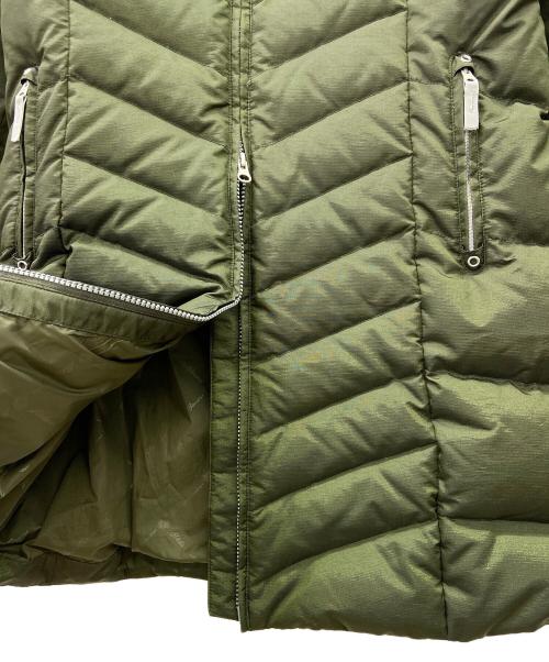 Eddie Bauer（エディーバウアー）Eddie Bauer (エディーバウアー) ダウンコート オリーブ サイズ:Lの古着・服飾アイテム