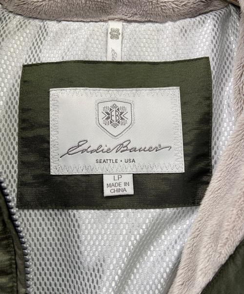 Eddie Bauer（エディーバウアー）Eddie Bauer (エディーバウアー) ダウンコート オリーブ サイズ:Lの古着・服飾アイテム