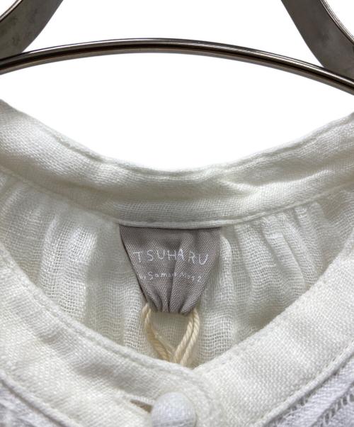 TSUHARU by samansa Mos2（ツハル バイ サマンサモスモス）TSUHARU by Samansa Mos2 (ツハル バイ サマンサモスモス) TSUHARU by Samansa Mos2　長袖ワンピース オフホワイト サイズ:FREEの古着・服飾アイテム
