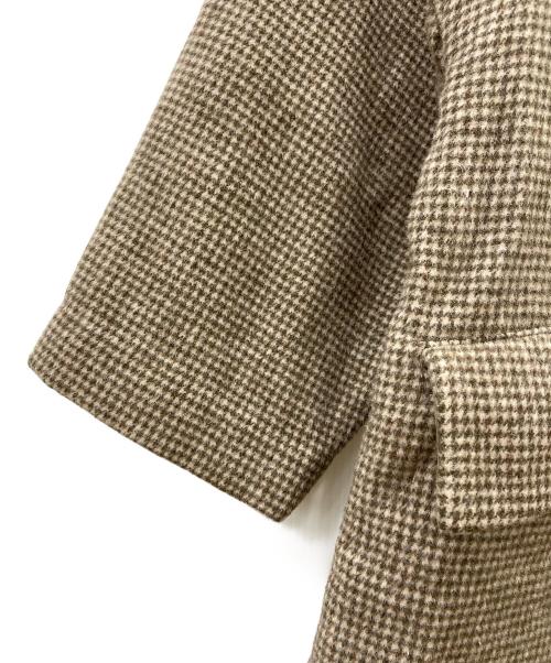 TSUHARU by samansa Mos2（ツハル バイ サマンサモスモス）TSUHARU by Samansa Mos2 (ツハル バイ サマンサモスモス) bul bul (バルバル) シングルコート ブラウン サイズ:FREEの古着・服飾アイテム