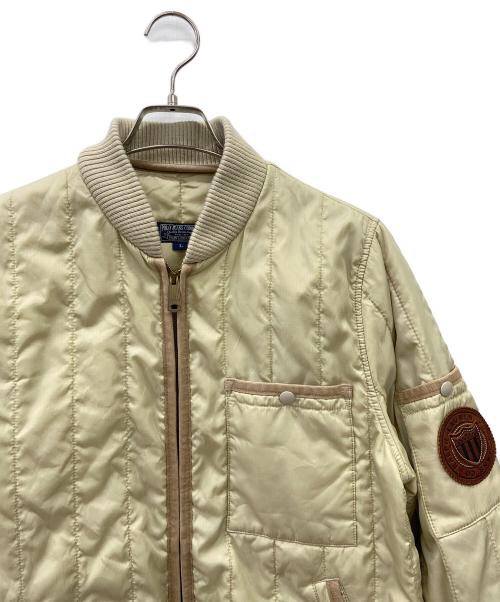 POLO JEANS CO.（ポロジーンズカンパニー）POLO JEANS CO. (ポロジーンズカンパニー) キルティングジャケット ベージュ サイズ:Lの古着・服飾アイテム